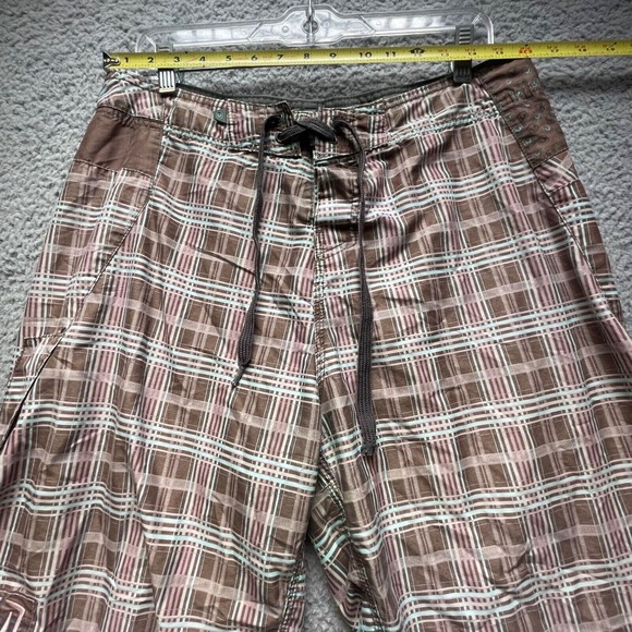 Red Sand Board Shorts Mens Size 32 Plaid Swim Trunks Bottoms - Picture 2 of 12